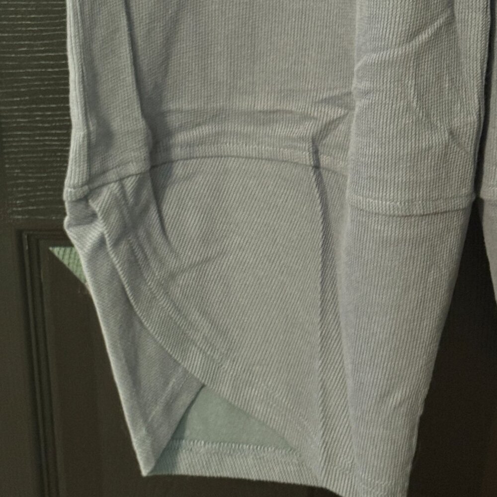 NWT Womens Barrel Style Lightweight Sweatpants Light Blue Cotton Medium - Picture 2 of 4
